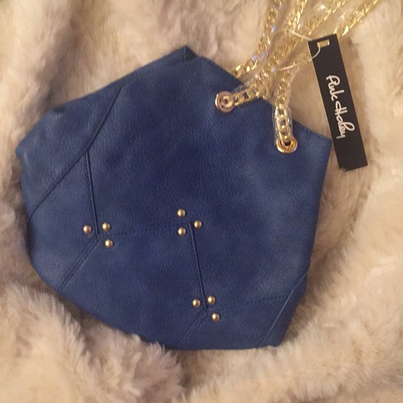 LAST ONE Maise Bucket Crossbody In Blue - Picture 5 of 8